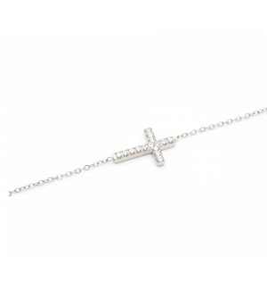 Bracelet - Prisca Couleur Argent