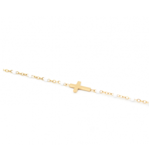 Bracelet - L'Indispensable Couleur Or/ blanc