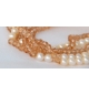 Bracelet - Perles fumées et nacre