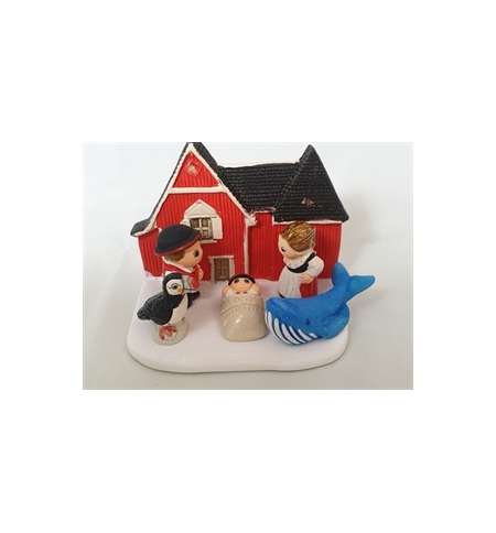 Crêche du monde - Islande 7x9 cm