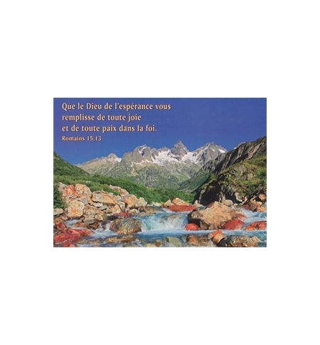Carte "Divers" avec verset