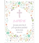 Signet baptême - 7x10cm Je suis avec toi...
