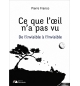 Ce que l'oeil n'a pas vu - Pierre Franco