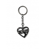 Porte-clés Coeur avec Jésus (Plusieurs couleurs disponibles)