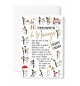 Carte Double Mariage Commandements de mariage coeurs dorés