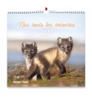 Calendrier Nos amis les Animaux 2027 - Grand Format