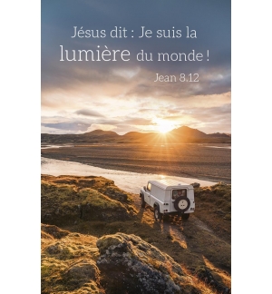 Carte calendrier Montagne 2027  5,5 x 8,5 cm