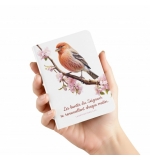  Mini-carnet oiseau "Les bontés du Seigneur"