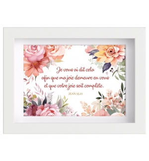 Mon cadre inspiration - Fleurs aquarelle