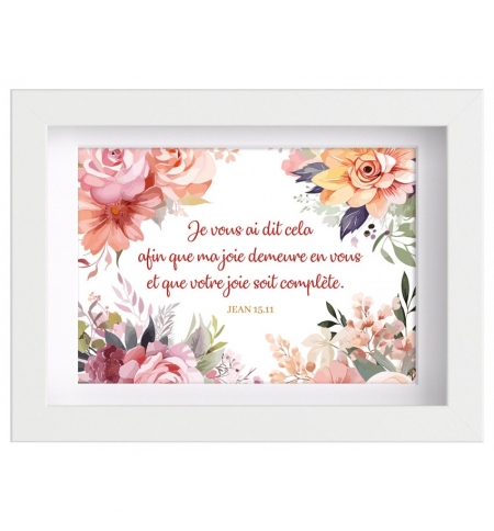 Mon cadre inspiration - Fleurs aquarelle