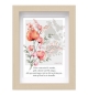Mon cadre inspiration - Fleurs roses et oranges