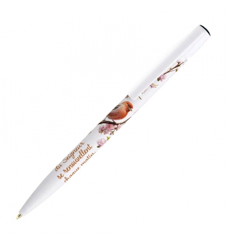 Stylo oiseau "Les bontés du Seigneur"
