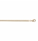 CHAINE GOURMETTE 2.5MM 50CM PLAQUÉ OR