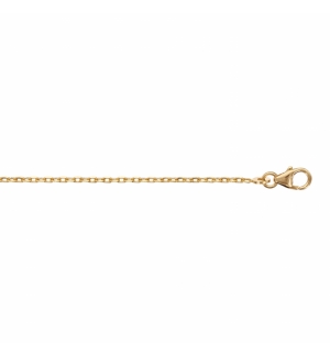 CHAINE FORCAT 1.6MM PLAQUÉ OR 38CM