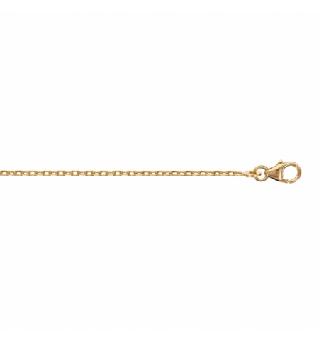 CHAINE FORCAT 1.6MM PLAQUÉ OR 38CM