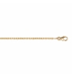 CHAINE FORCAT 2MM 42CM PLAQUÉ OR