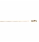 CHAINE GOURMETTE 2.1MM 42CM PLAQUÉ OR