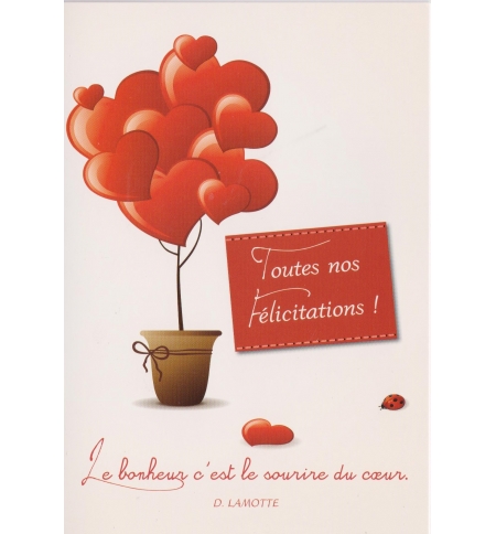 Carte "Félicitations"