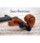 Carte Avec Message Violon et note de musique