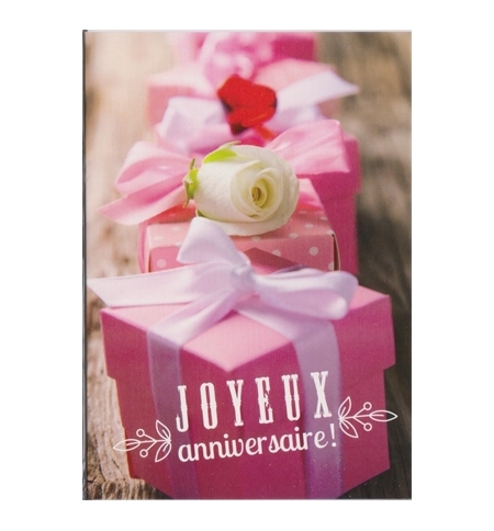 Carte "Anniversaire"