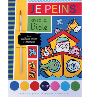 Je peins avec la Bible - ﻿Peins les récits de la Bible avec de l’eau !