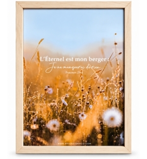 Tableau "L'Eternel est mon berger" 