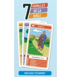 Jeu de 7 familles de la Bible (cartes) - Nouveau Testament