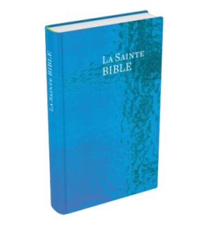 Bible bleue, rigide, petit format Darby 