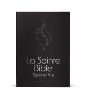 Bible Esprit et Vie couverture rigide noir