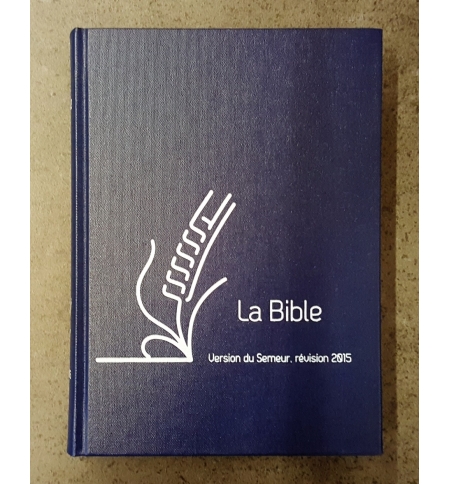 Bible Semeur - Couverture lin rigide bleue