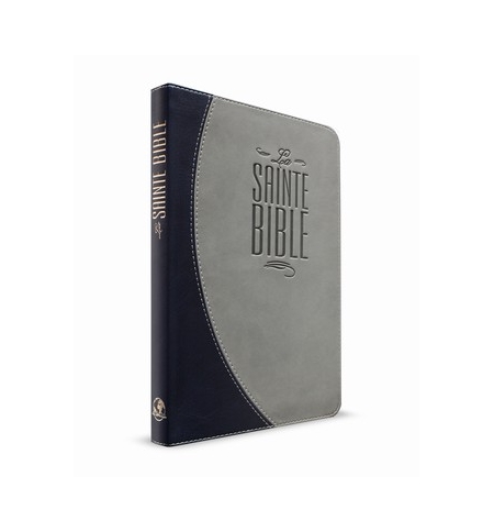 Bible Segond 1910 - Duo bleu-nuit gris Confort