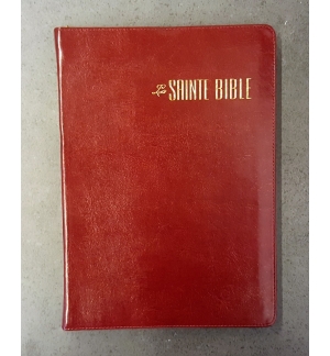 Bible Segond 1910 - Couleur bordeaux