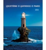 Calendrier phares - 12 posters 45 x 60 cm texte en 3 langues