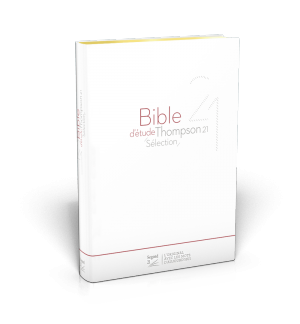 Bible d'étude Thompson 21 sélection, couverture souple blanche - Segond 21