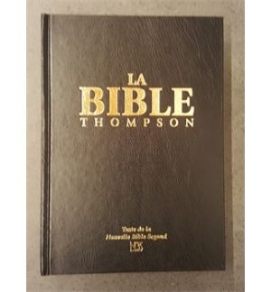 Bible Thompson NBS standard rigide, tranche OR