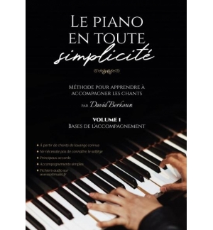 Le piano en toute simplicité volume 1- David BERKOUN 