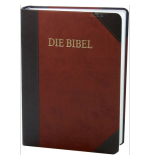 Bible Schlachter 2000 - Duo gris brun Reliée Gros caractères