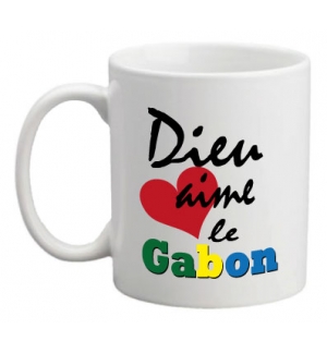 Mug "Dieu aime le Gabon" 
