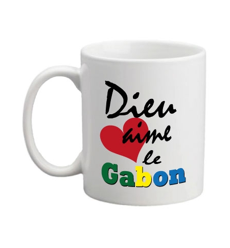 Mug "Dieu aime le Gabon" 