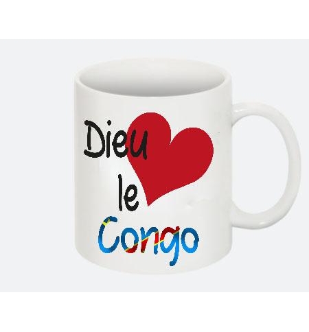 Mug "Dieu aime le Congo"