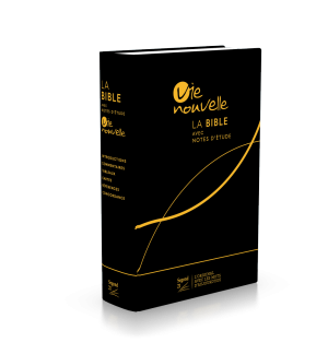 Bible d'étude Vie nouvelle, Segond 21, noire couverture rigide toilée