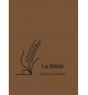 Bible, Version du Semeur 2015, textile souple marron, tranche blanche 