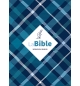 Bible, Version du Semeur 2015, textile souple tissu carreaux, tranche blanche