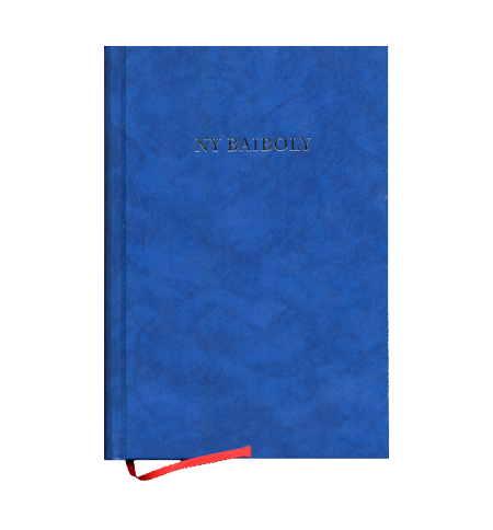 Bible malgache cartonnée bleue