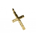 Croix pendentif - Argent 925% plaqué 3µm