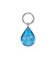 Porte-clés goutte d'eau bleue 5 cm Ps 36v10