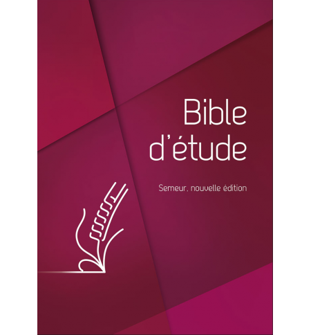 Bible d’étude Semeur, nouvelle édition. Couverture rigide , tranche blanche