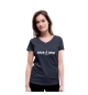 T-shirt manches courtes femmes "Highway to heaven" Noir