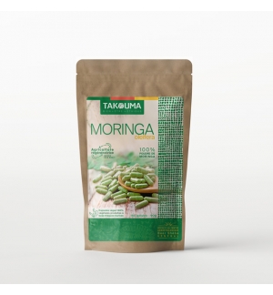 180 Gélules de poudre de feuilles de Moringa Oleifera - Agriculture régénératric