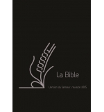 Bible du Semeur 2015, cuir, avec zip Couverture souple cuir vachette authentique